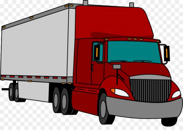 Грузовая машина мультяшная