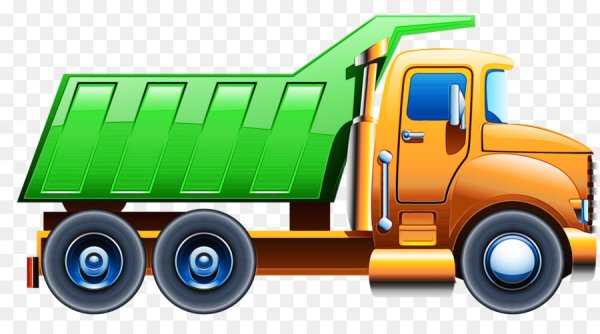 Грузовик мультяшный