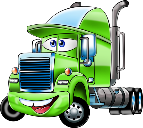 Грузовик мультяшный