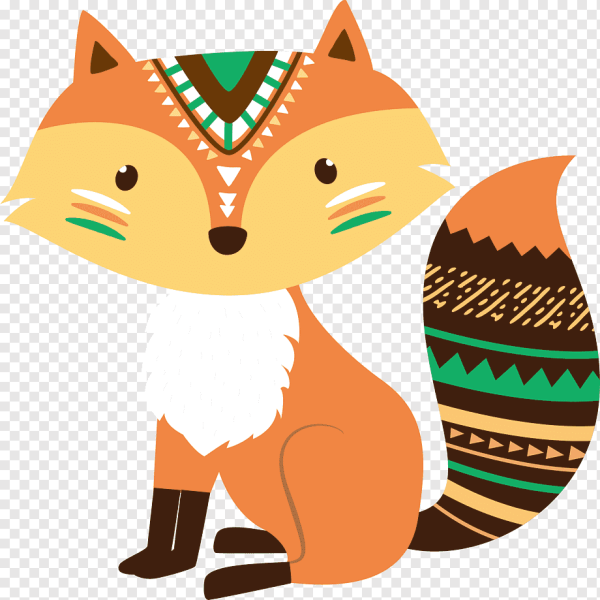 Лиса в иллюстраторе