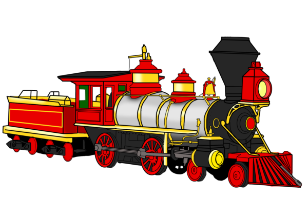 Паровоз иллюстрация