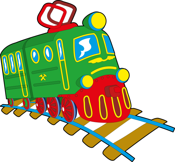 Поезд мультяшный