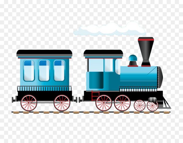 Поезд мультяшный