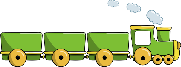 Зеленый паровозик