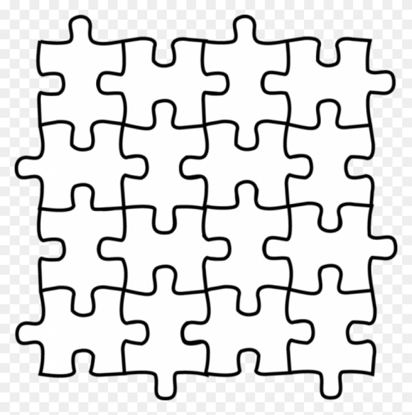 Пазл контур