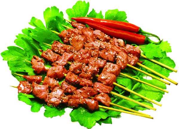 Шашлычок на прозрачном фоне