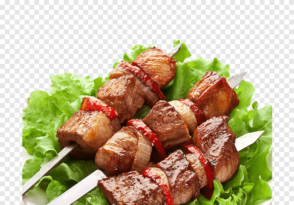 Шашлык на прозрачном фоне