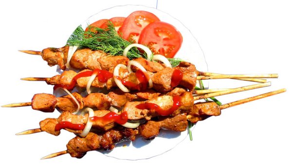 Шашлык на палочке