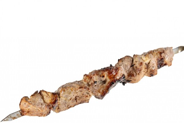 Шашлык на белом фоне