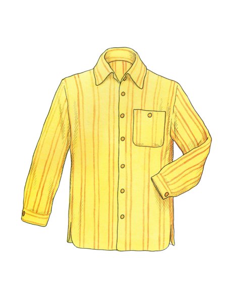 Рубашка нарисованная