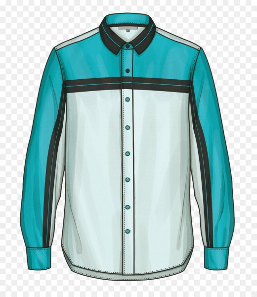 Рубашка нарисованная