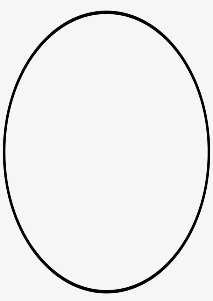 Овал раскраска