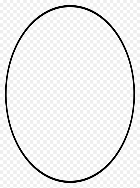 Прозрачный овал