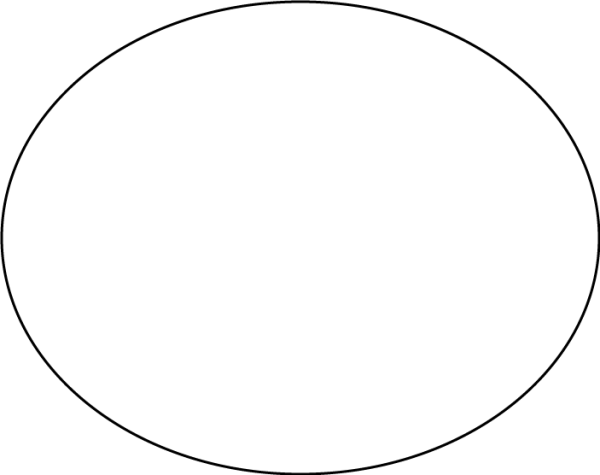 Овал контур