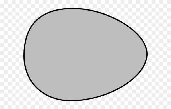 Неровный овал