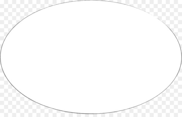 Овал белый