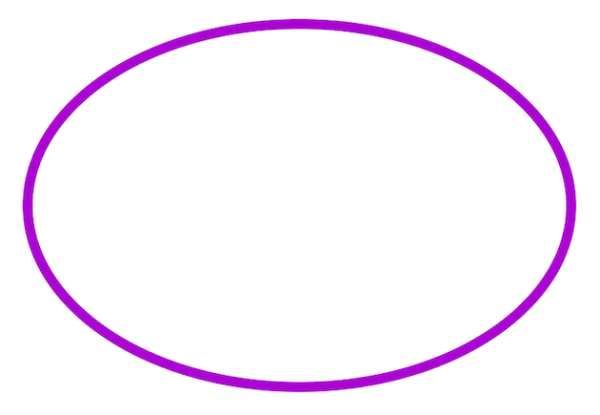 Овал на прозрачном фоне