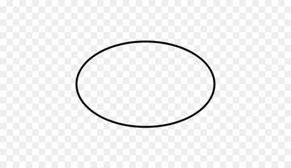 Прозрачный овал
