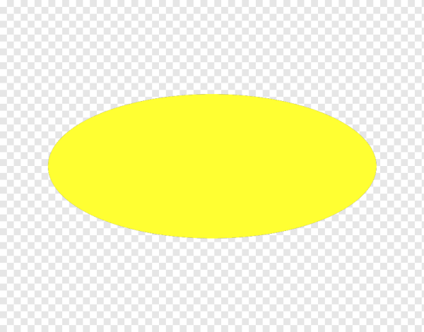 Желтый овал без фона