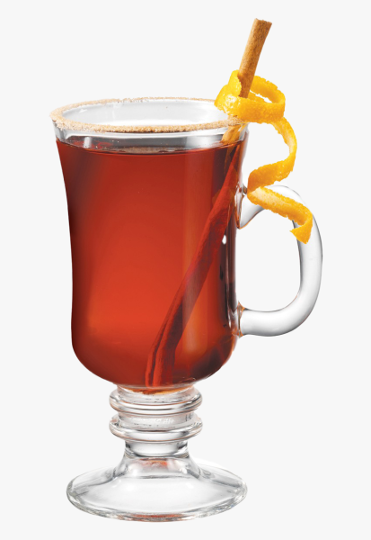 Глинтвейн на белом фоне