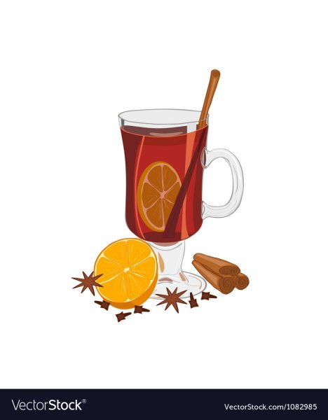 Глинтвейн иллюстрация