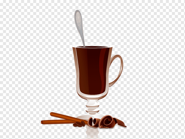 Горячий шоколад какао в векторе