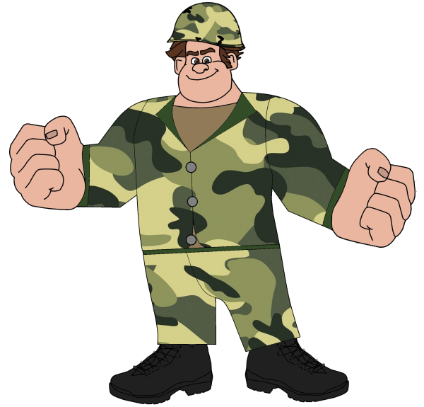 Солдат без фона