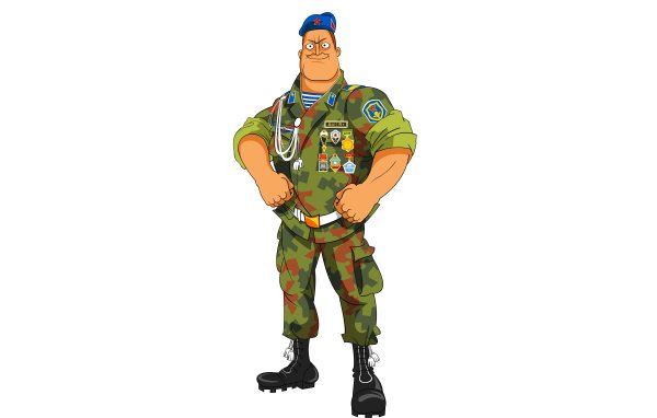 Солдат с ребенком