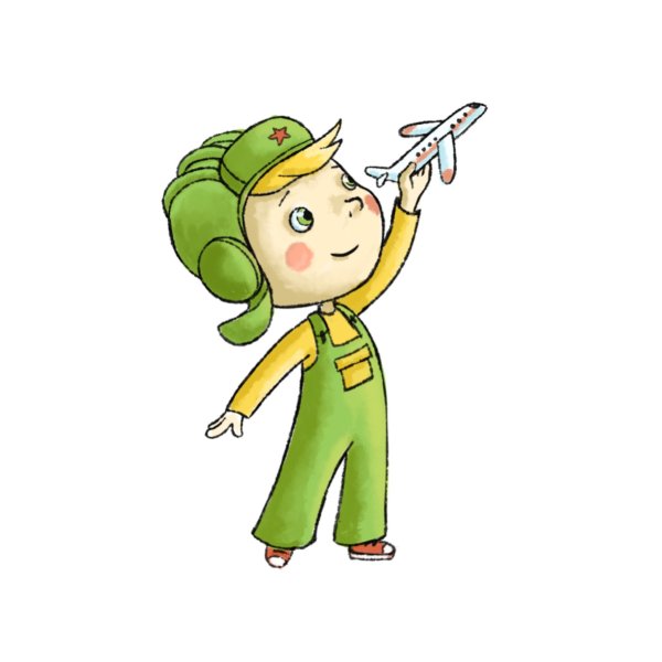 Солдат с ребенком