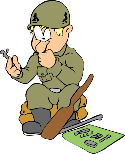 Солдат мультяшный