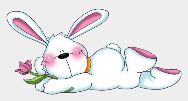 Зайчик на прозрачном фоне