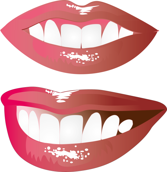 Зуб на прозрачном фоне