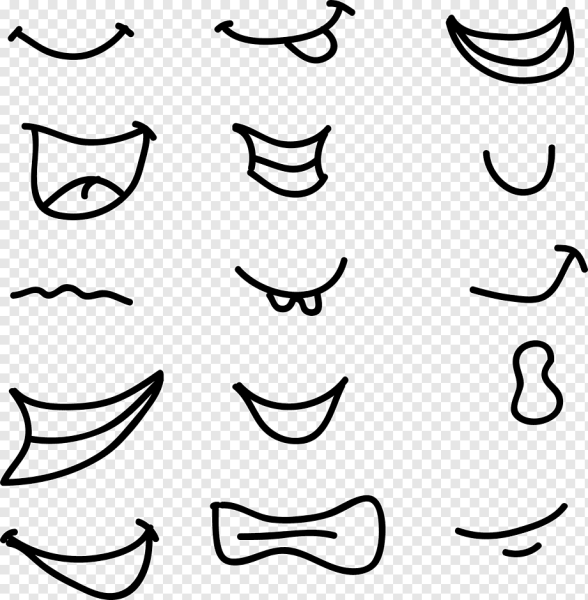 Векторные изображения губ