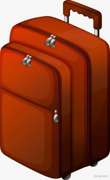Дорожный чемодан вектор