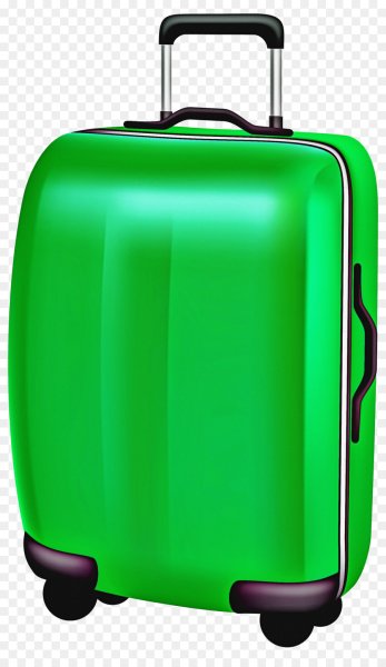 Чемодан на колесиках вектор