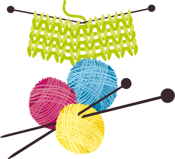 Моток ниток со спицами