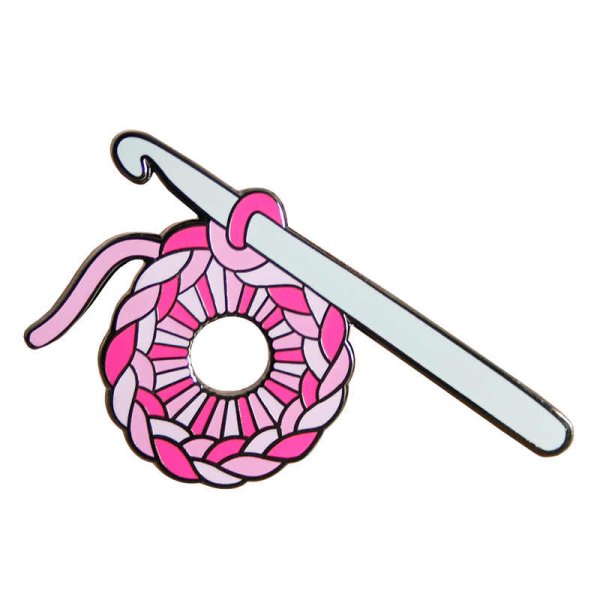 Логотип вязального крючка