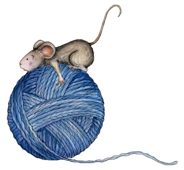 Мышка на клубке