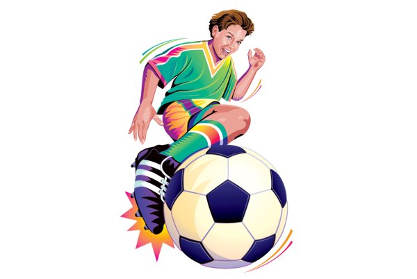 Мультяшные футболисты