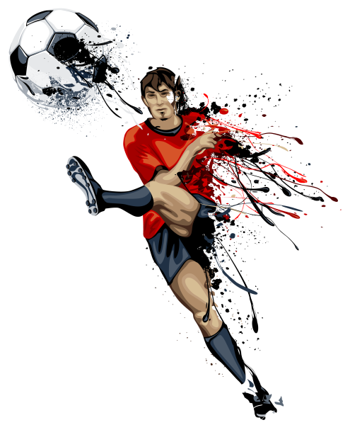 Футболист мультяшный