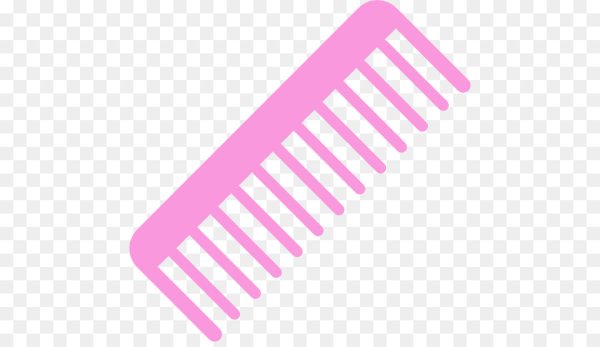 Расческа розовая мультяшная