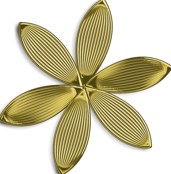 Элемент лепесток золото