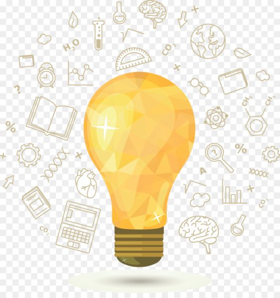 Лампочка мультяшная