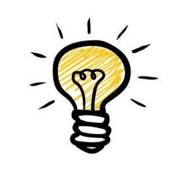 Лампочка без фона