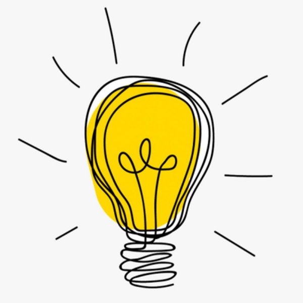 Лампочка рисунок
