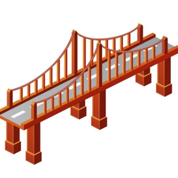 Мостик мультяшный
