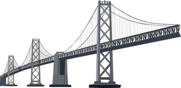 Мост на прозрачном фоне