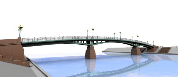 Мост на прозрачном фоне