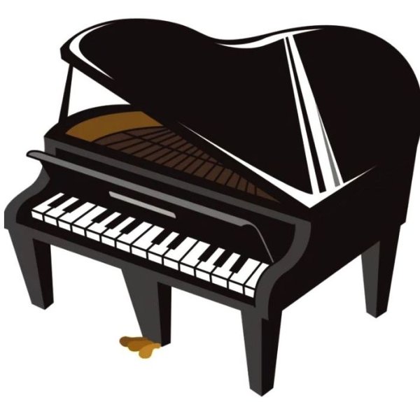 Пианино мультяшное