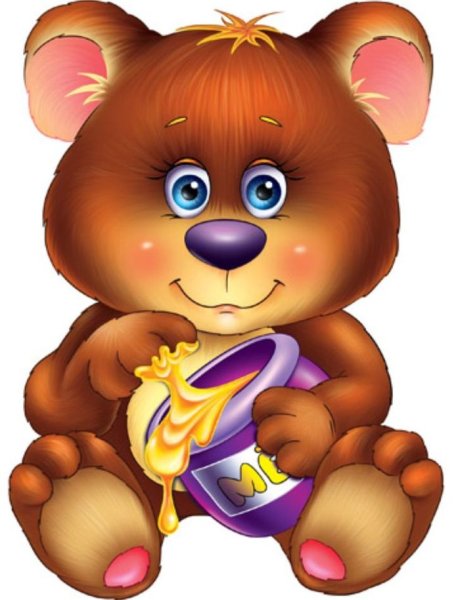 Медвежонок мультяшный